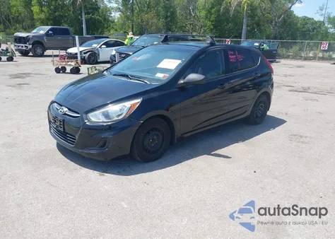 2015 Hyundai Accent Gs z USA, uszkodzony, nr VIN KMHCT5AE0FU216181